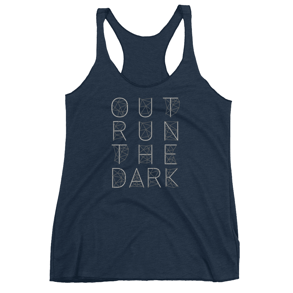 Outrun Complexity Racerback Tank