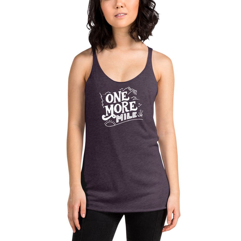 One More Mile Racerback Tanktop