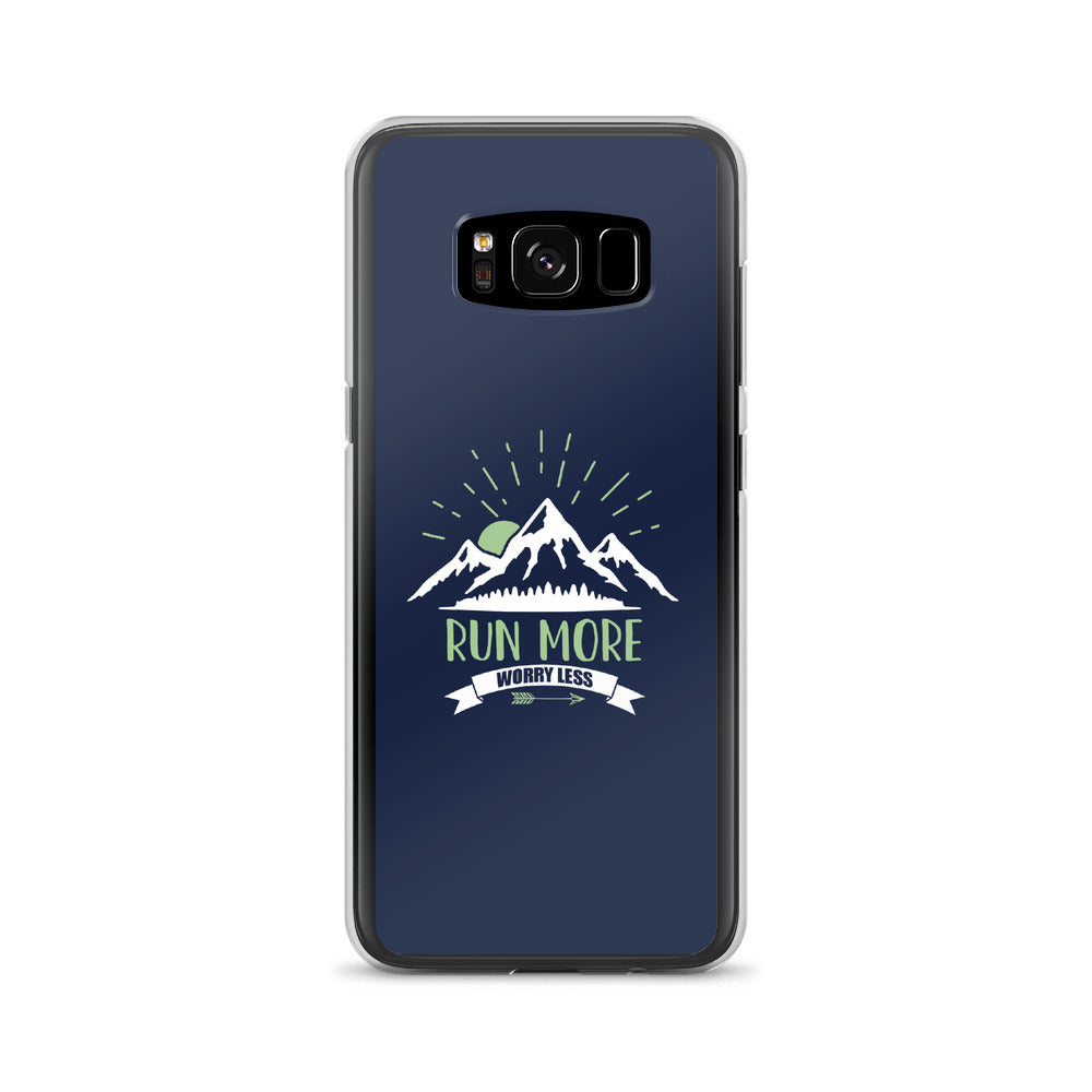 Run More Navy Samsung Case