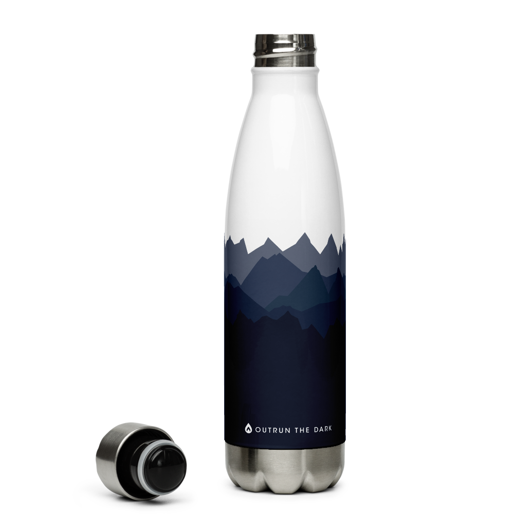 Outrun the night Water Bottle