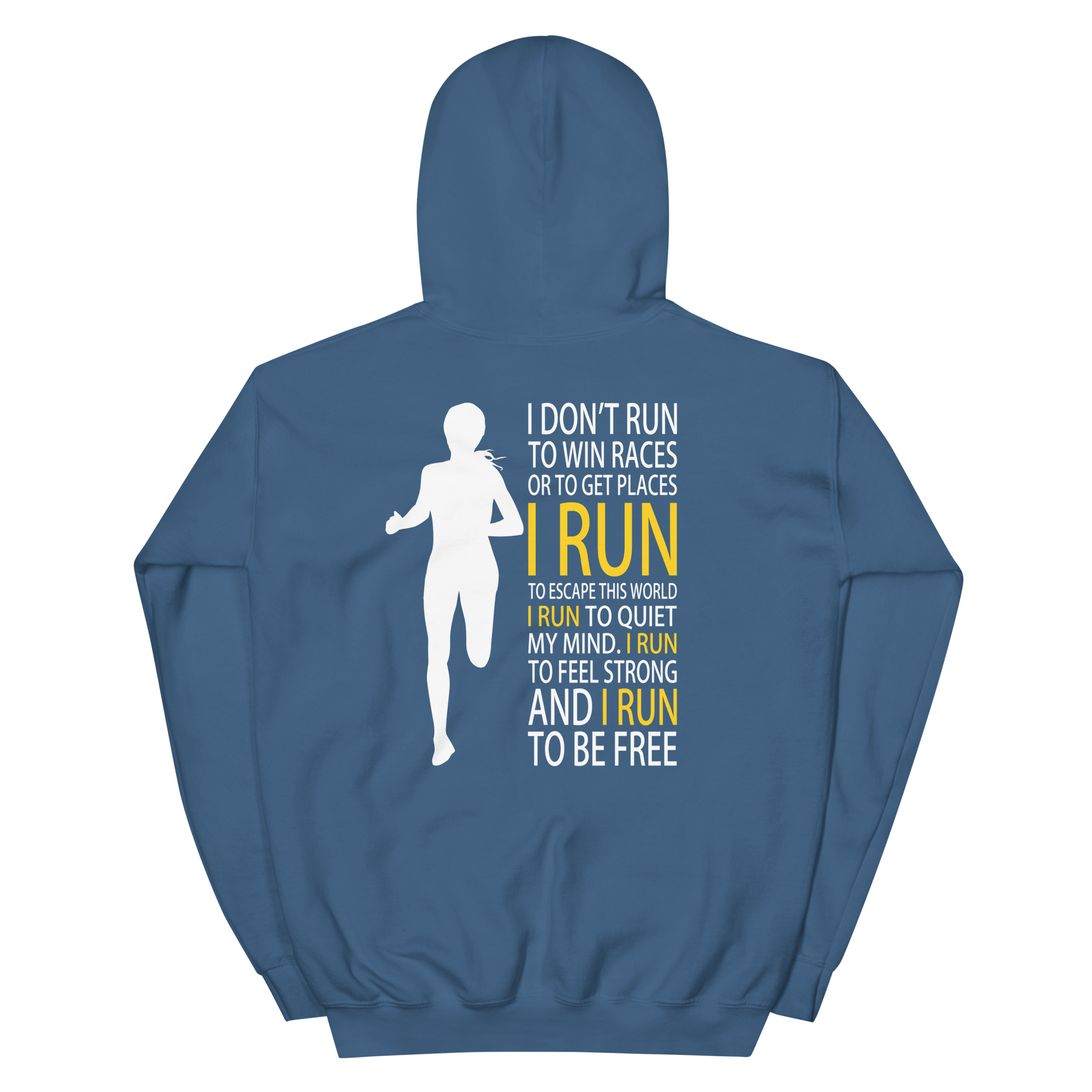 Run Free Womens Hoodie