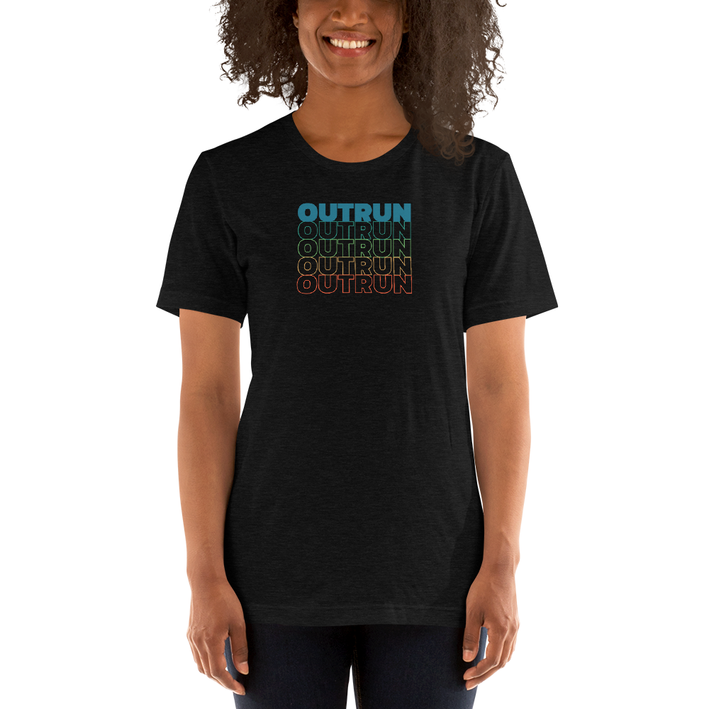 Outrun Cascade Black Tee
