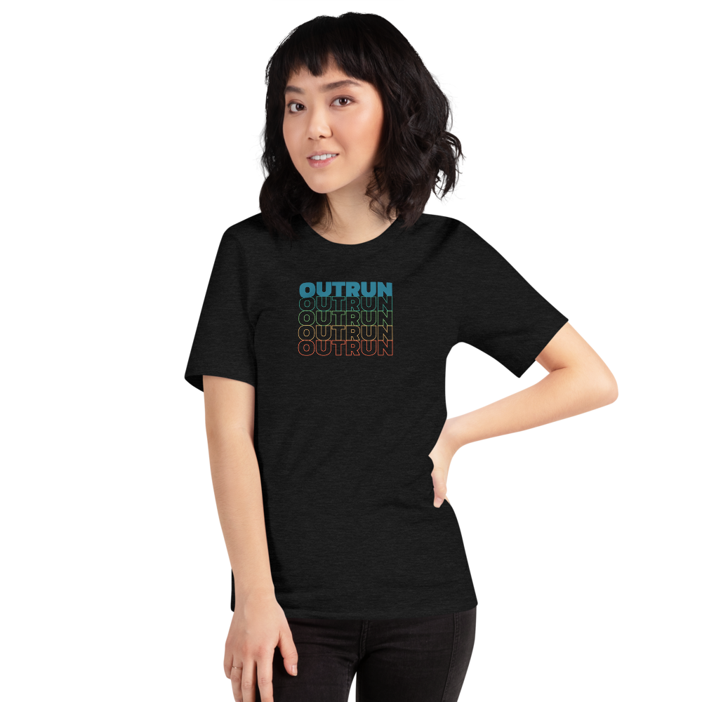 Outrun Cascade Black Tee