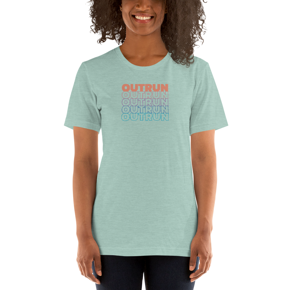 Outrun Cascade Dusty Blue Tee