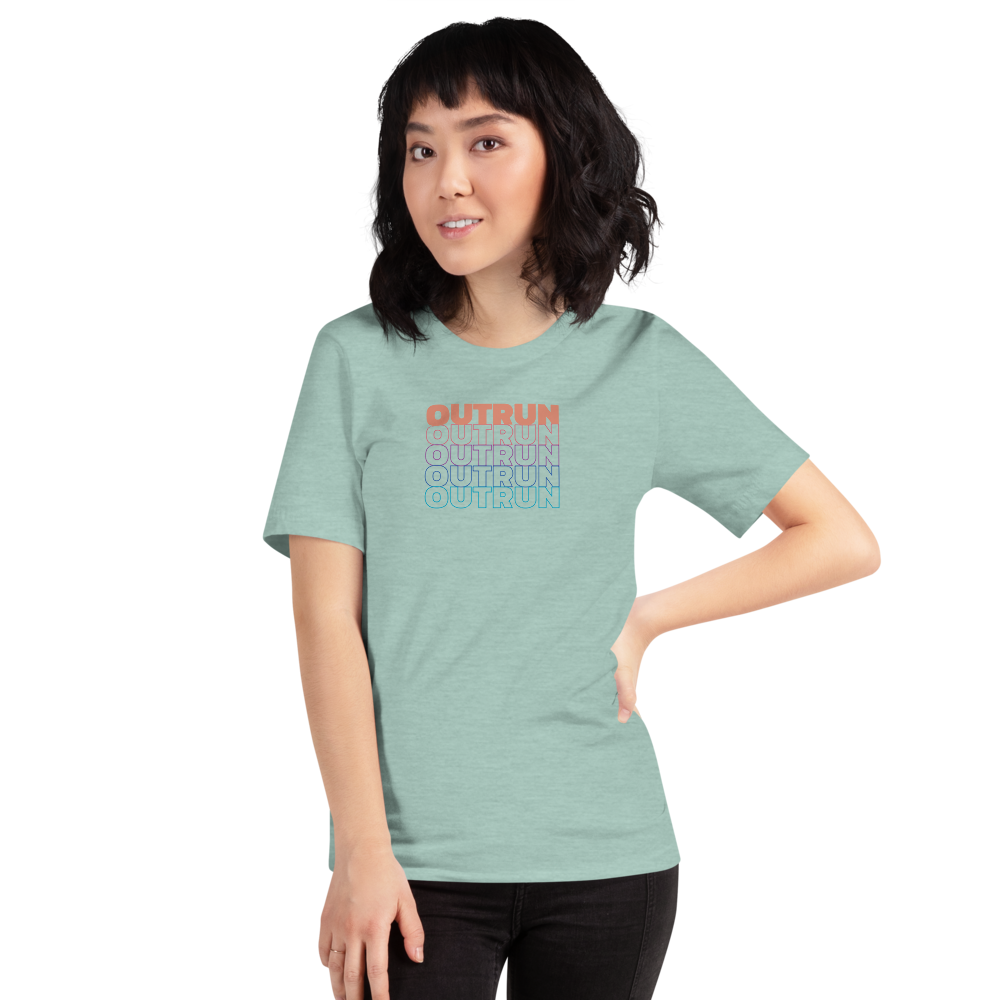 Outrun Cascade Dusty Blue Tee