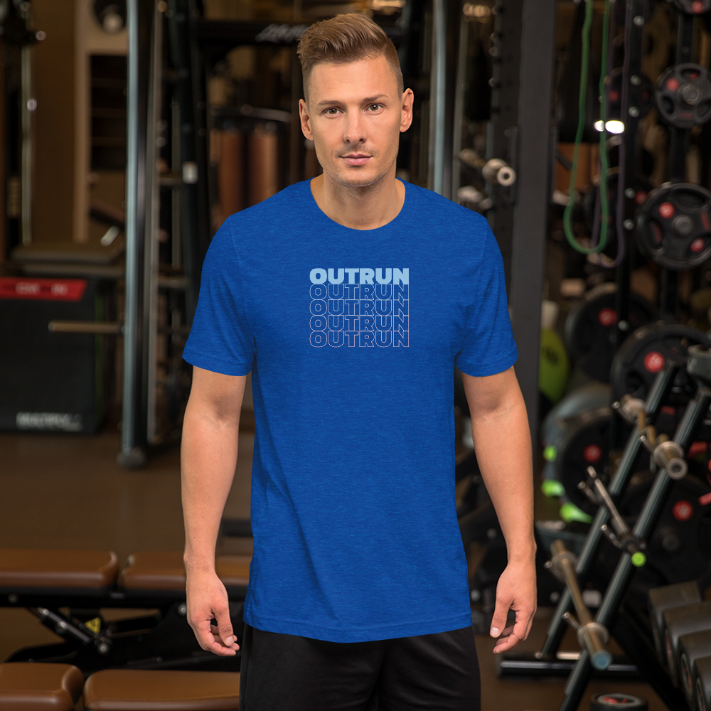 Outrun Cascade Royal Mens Tee
