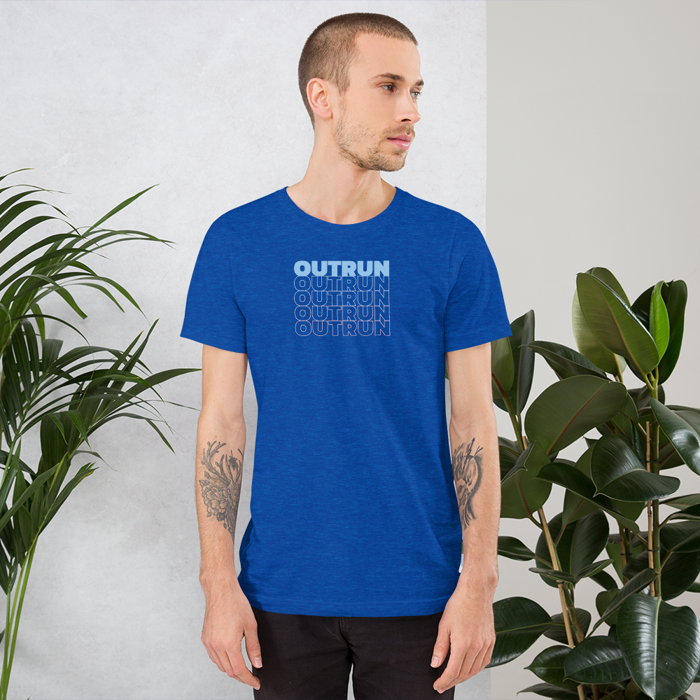 Outrun Cascade Royal Mens Tee