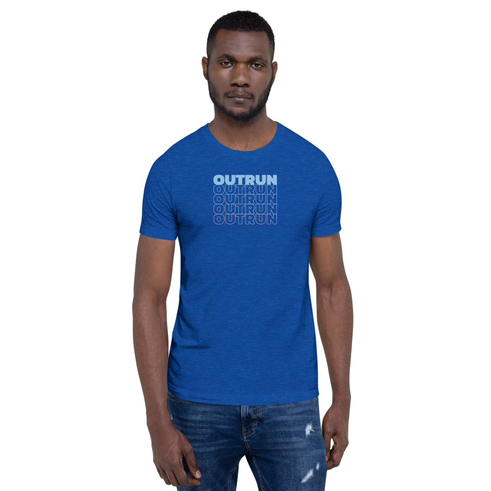 Outrun Cascade Royal Mens Tee