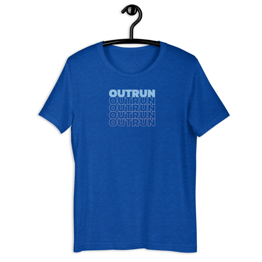 Outrun Cascade Royal Mens Tee
