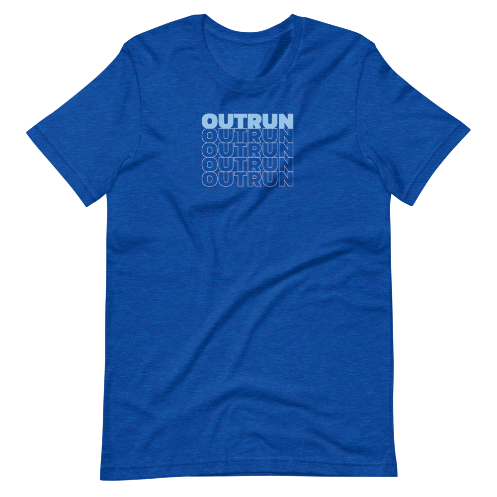 Outrun Cascade Royal Mens Tee