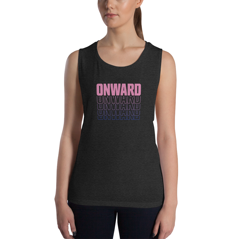 Onward Cascade Pink Ladies’ Muscle Tank
