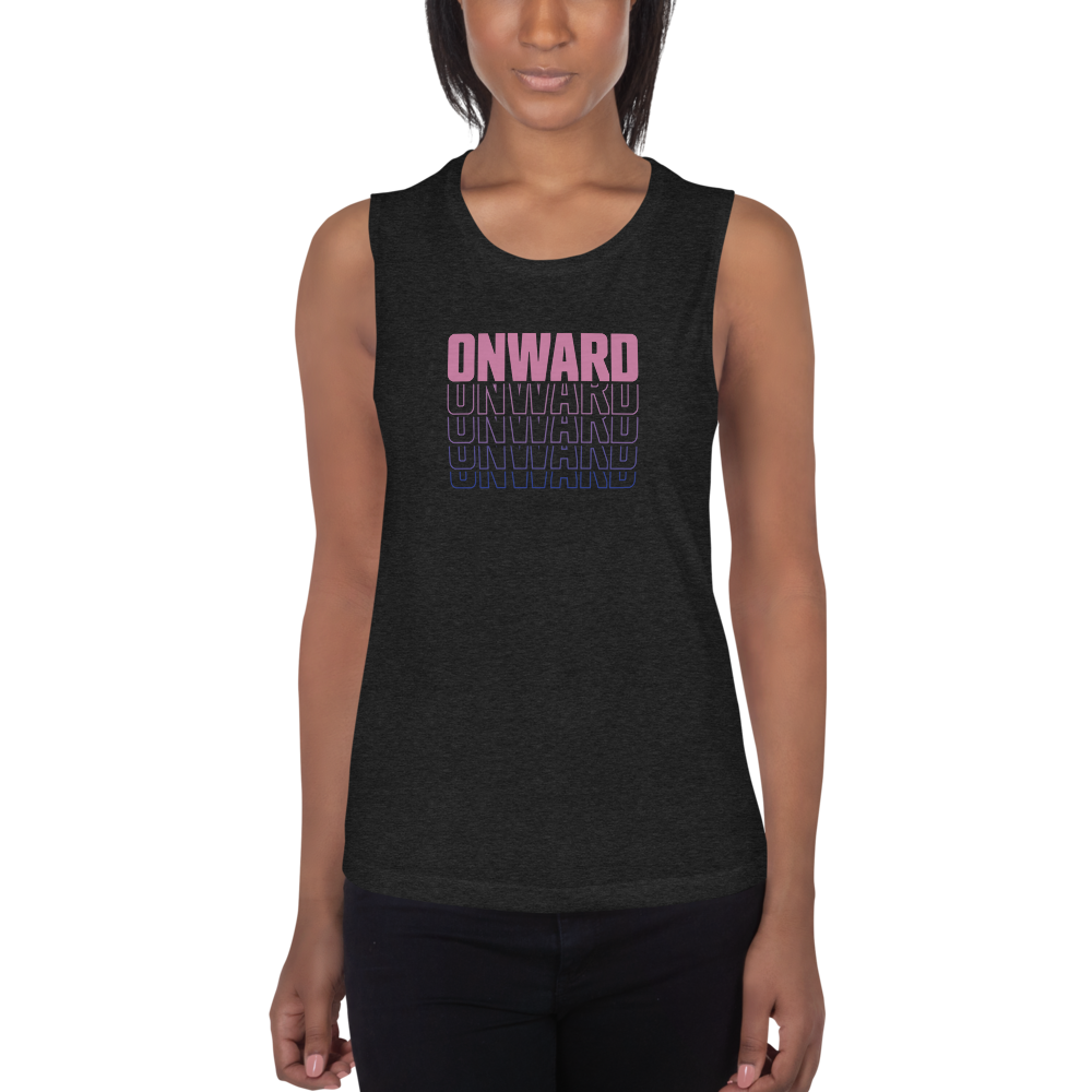 Onward Cascade Pink Ladies’ Muscle Tank