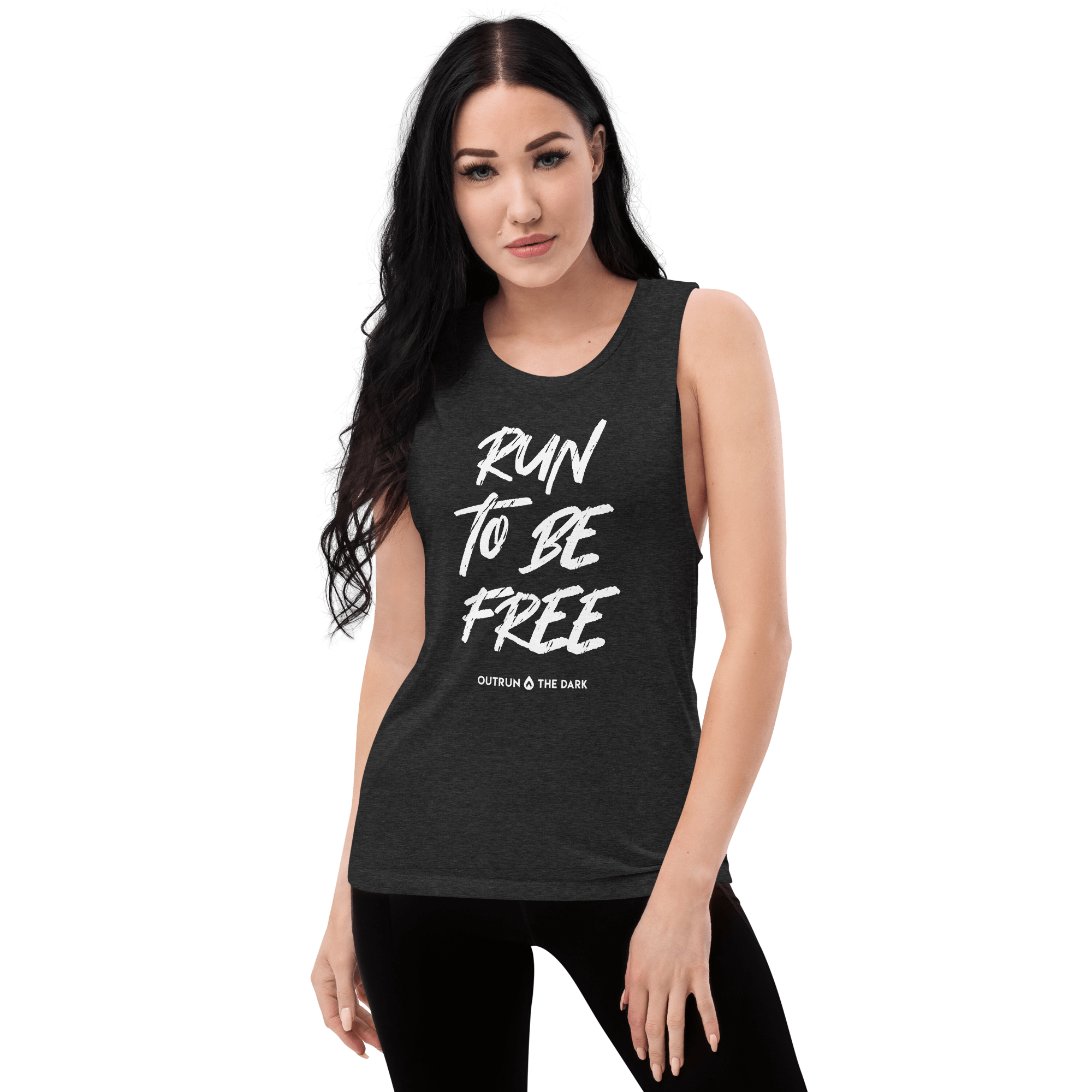 Run to be free Ladies’ Muscle Tank