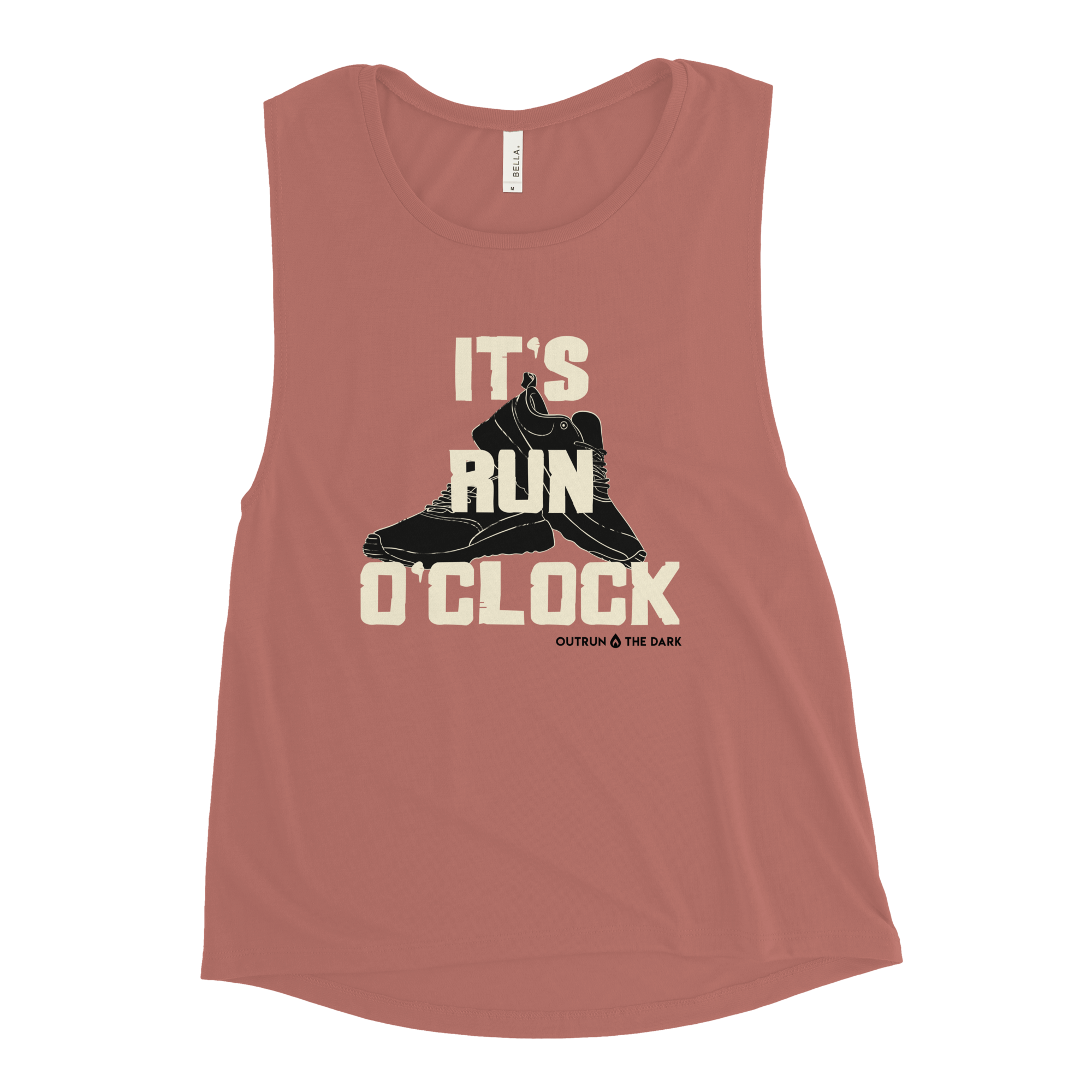 It's run o'clock Ladies’ Muscle Tank
