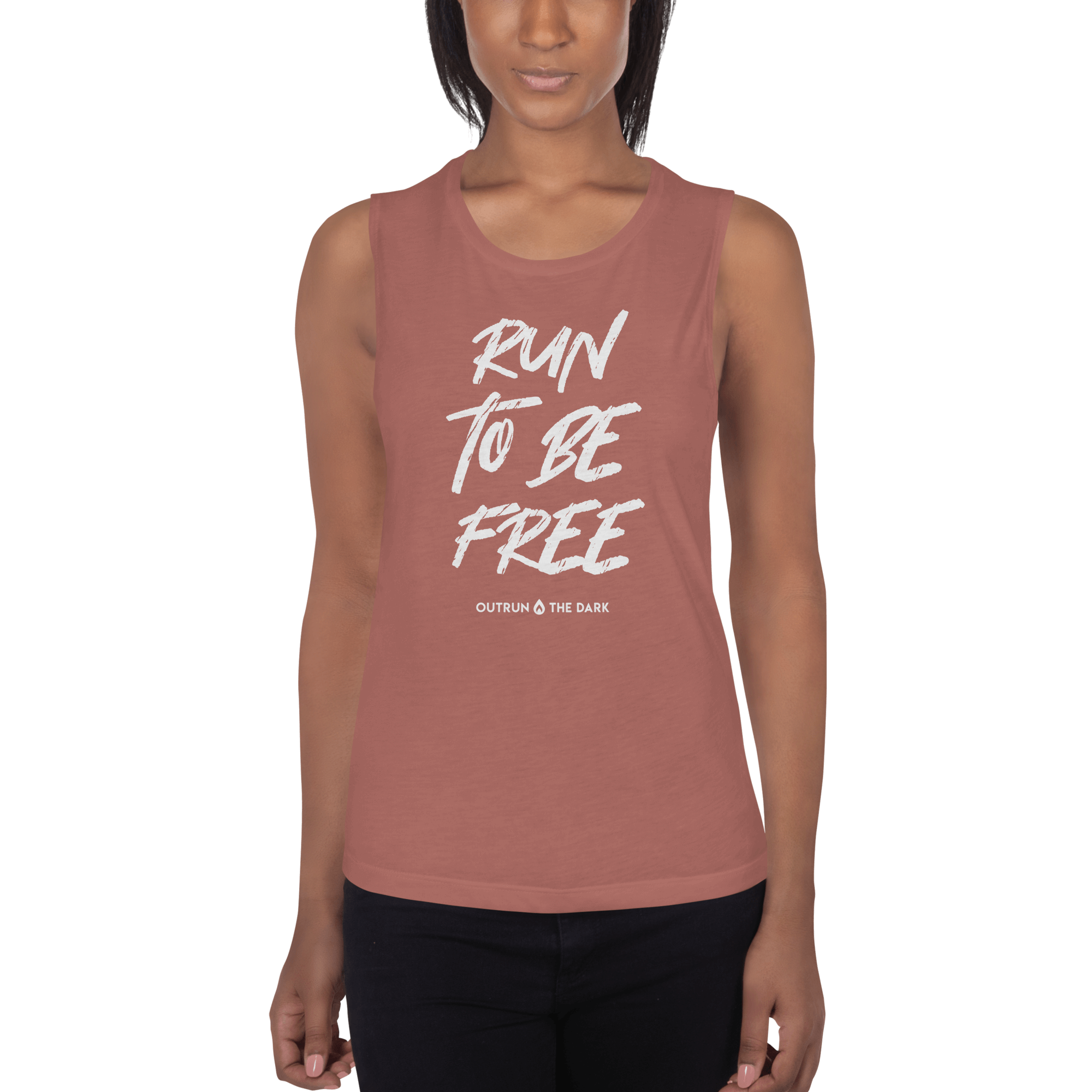 Run to be free Ladies’ Muscle Tank