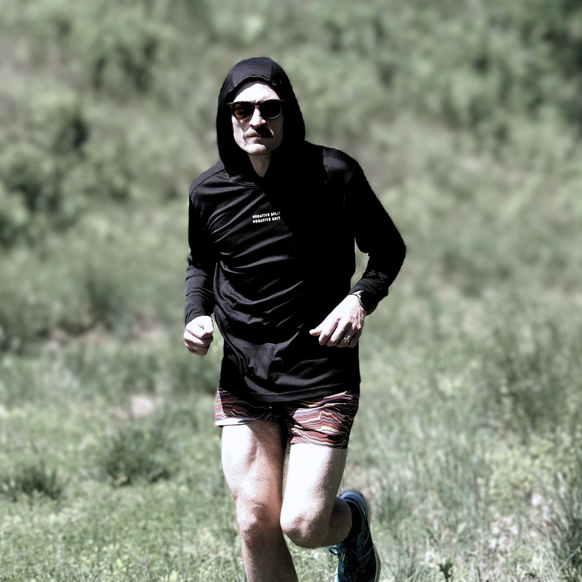 Negative Split Men's Performance Hoodie Tee