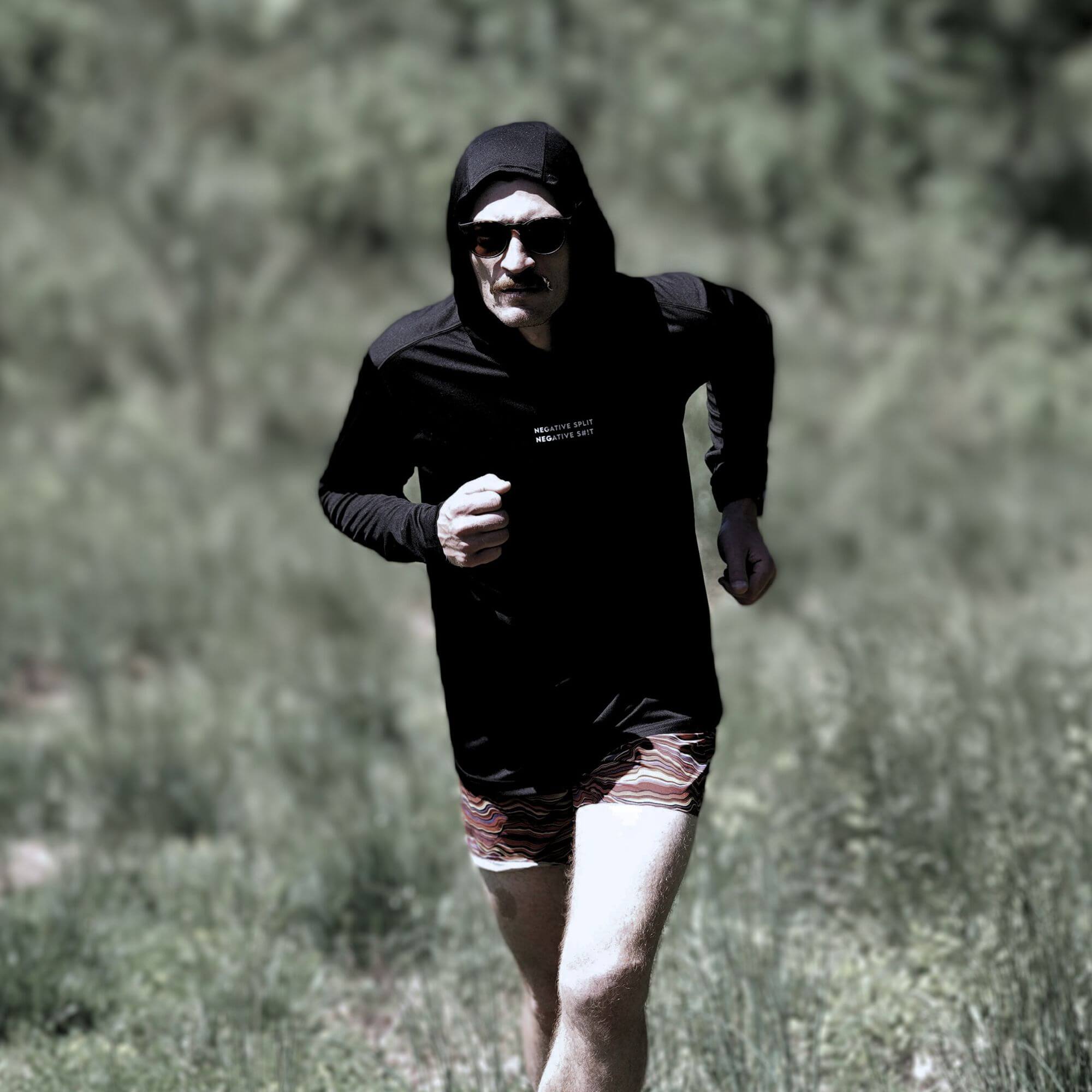 Negative Split Men's Performance Hoodie Tee