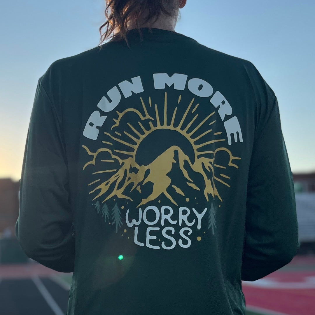 Run More Worry Less Women’s Performance Longsleeve