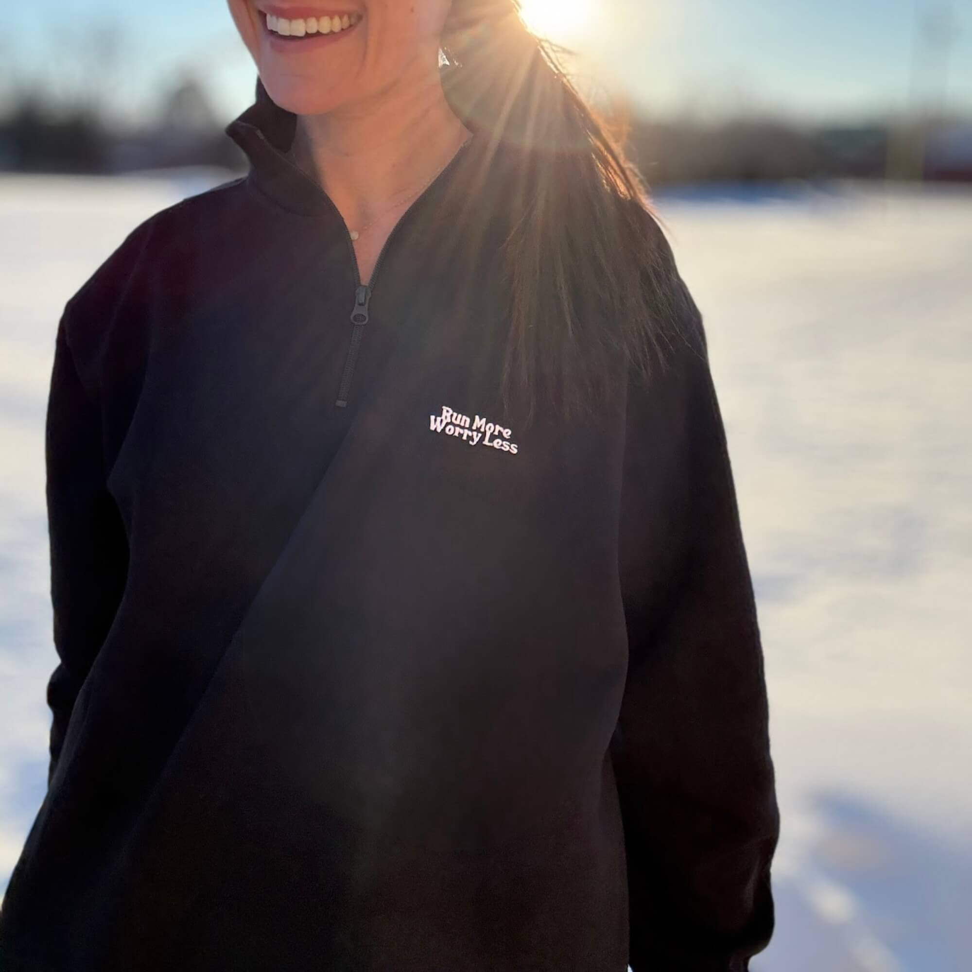 Run More Worry Less Fleece
