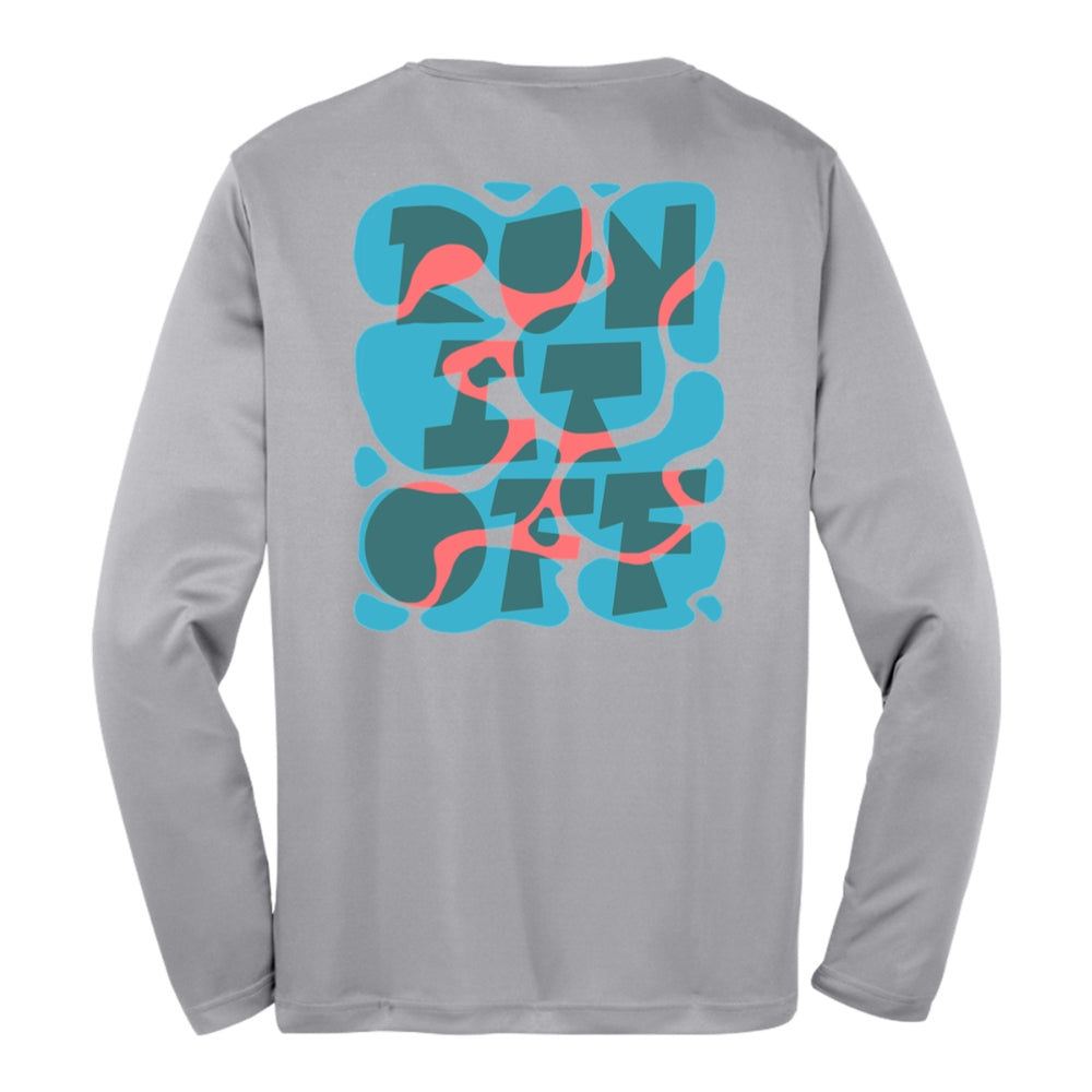 Run It Off Graphic Men's Performance Longsleeve