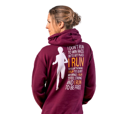 Run Free Womens Hoodie