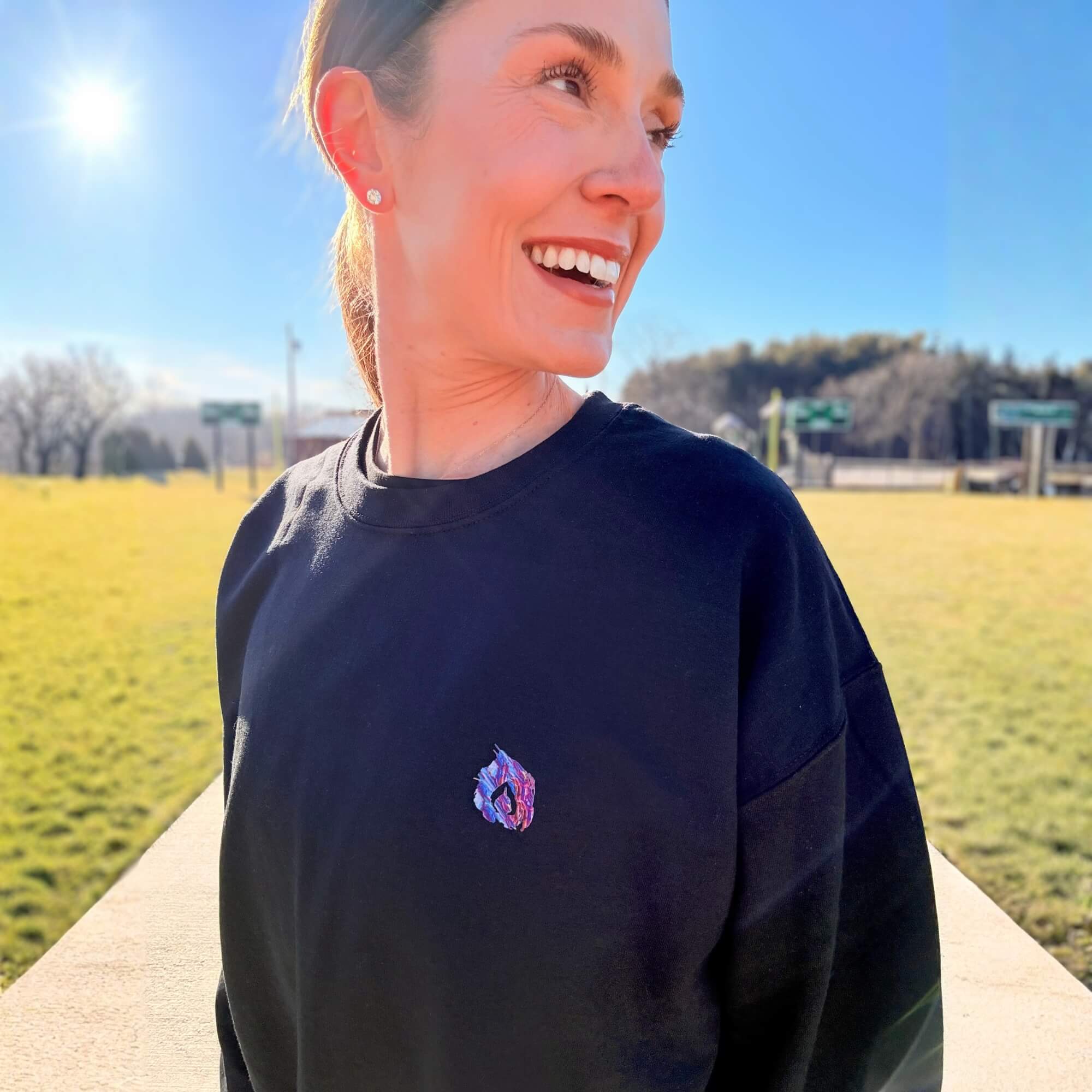 Outrun Color Splash Women's Sweatshirt