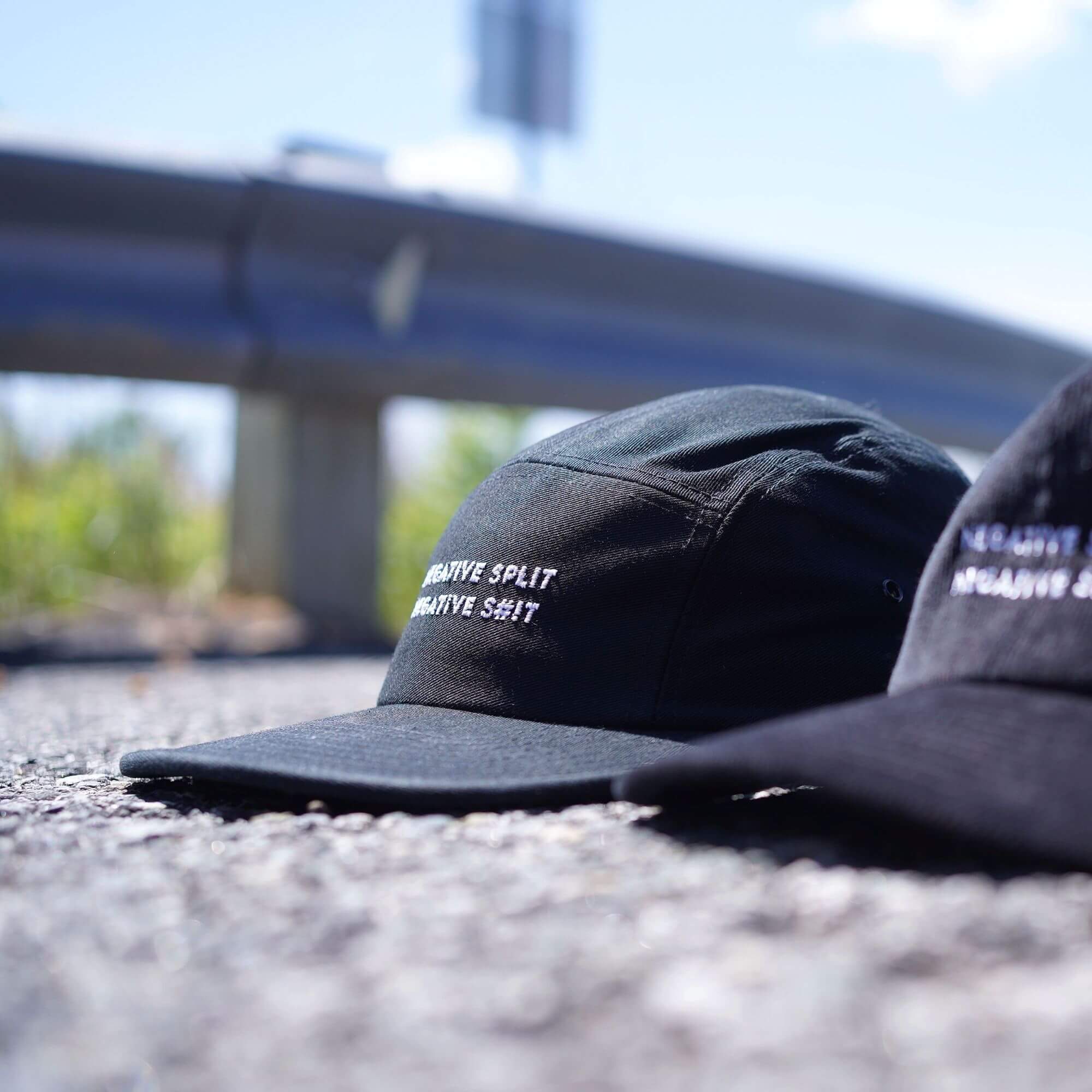Negative Split Five Panel Hat
