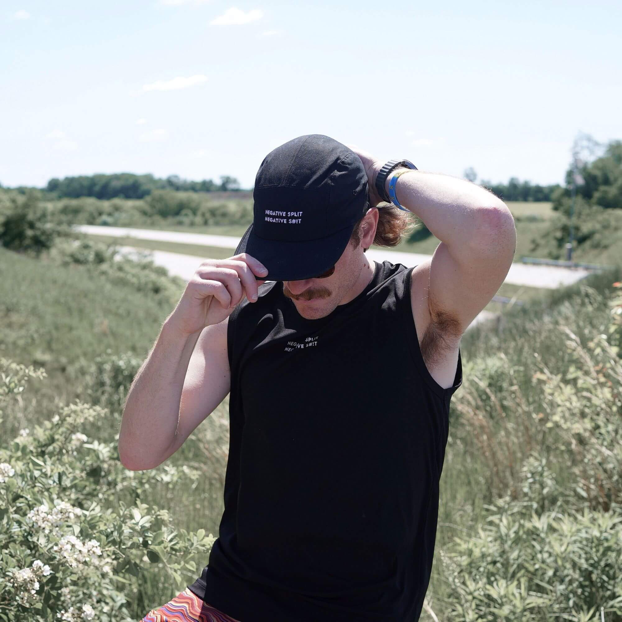 Negative Split Five Panel Hat