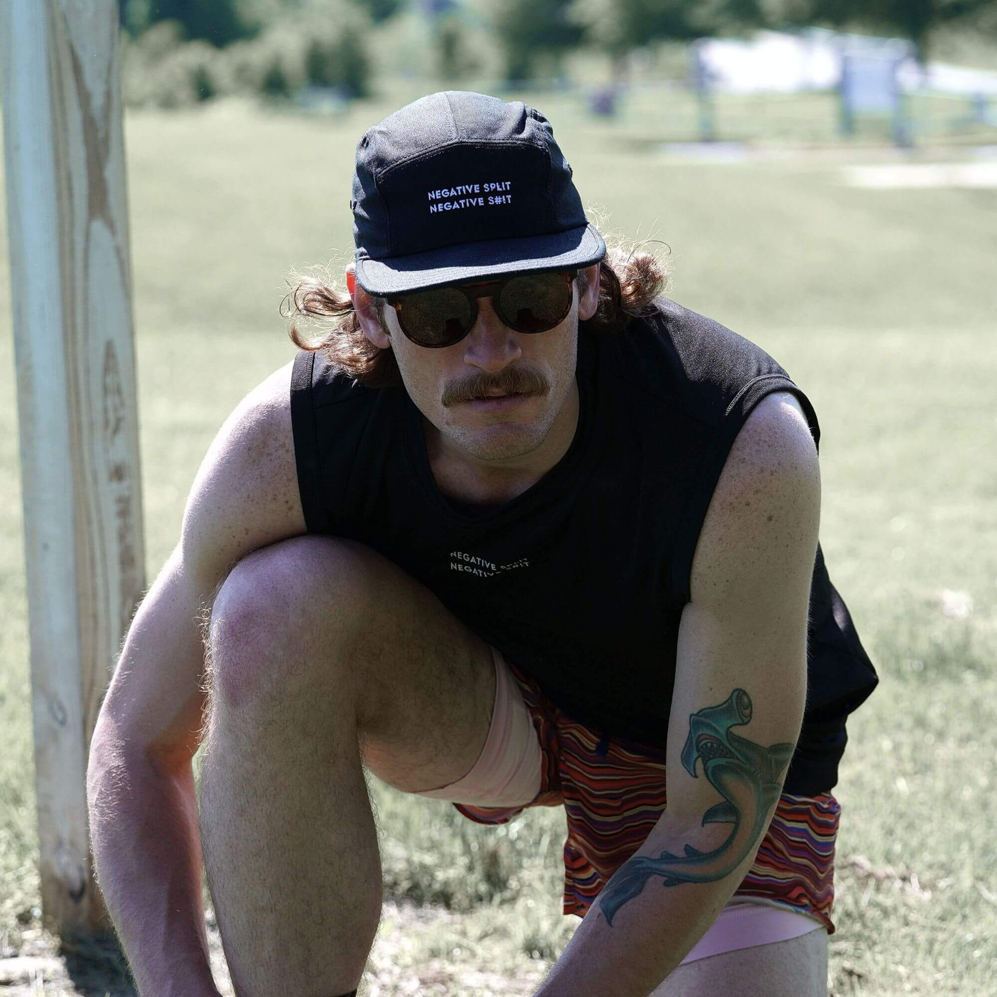 Negative Split Five Panel Hat