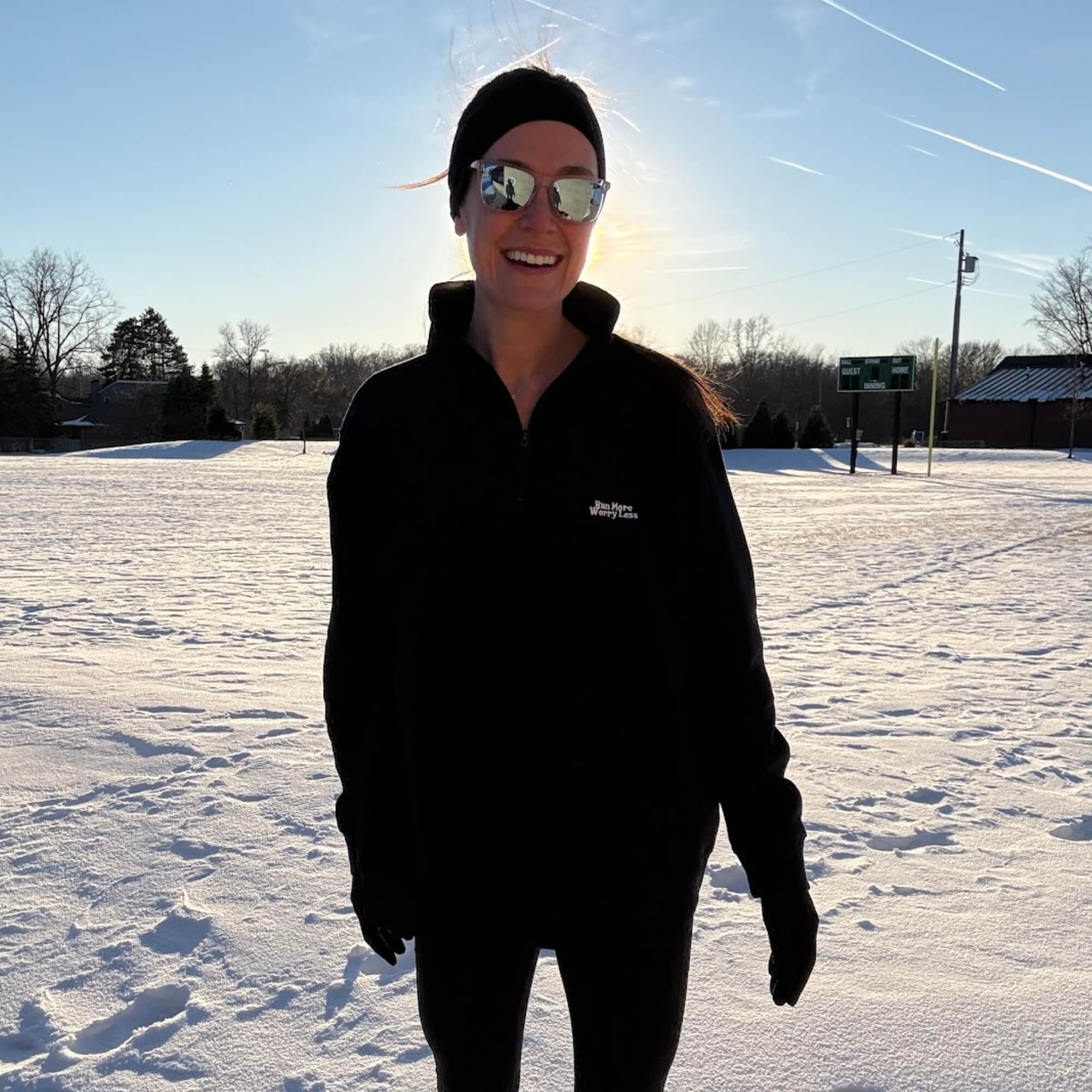 Run More Worry Less Fleece