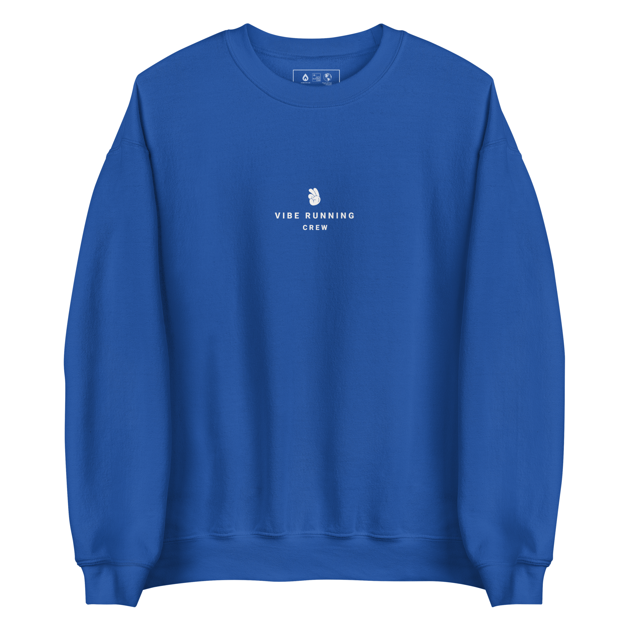 VIBE RUNNING CREW FRONT SWEATSHIRT