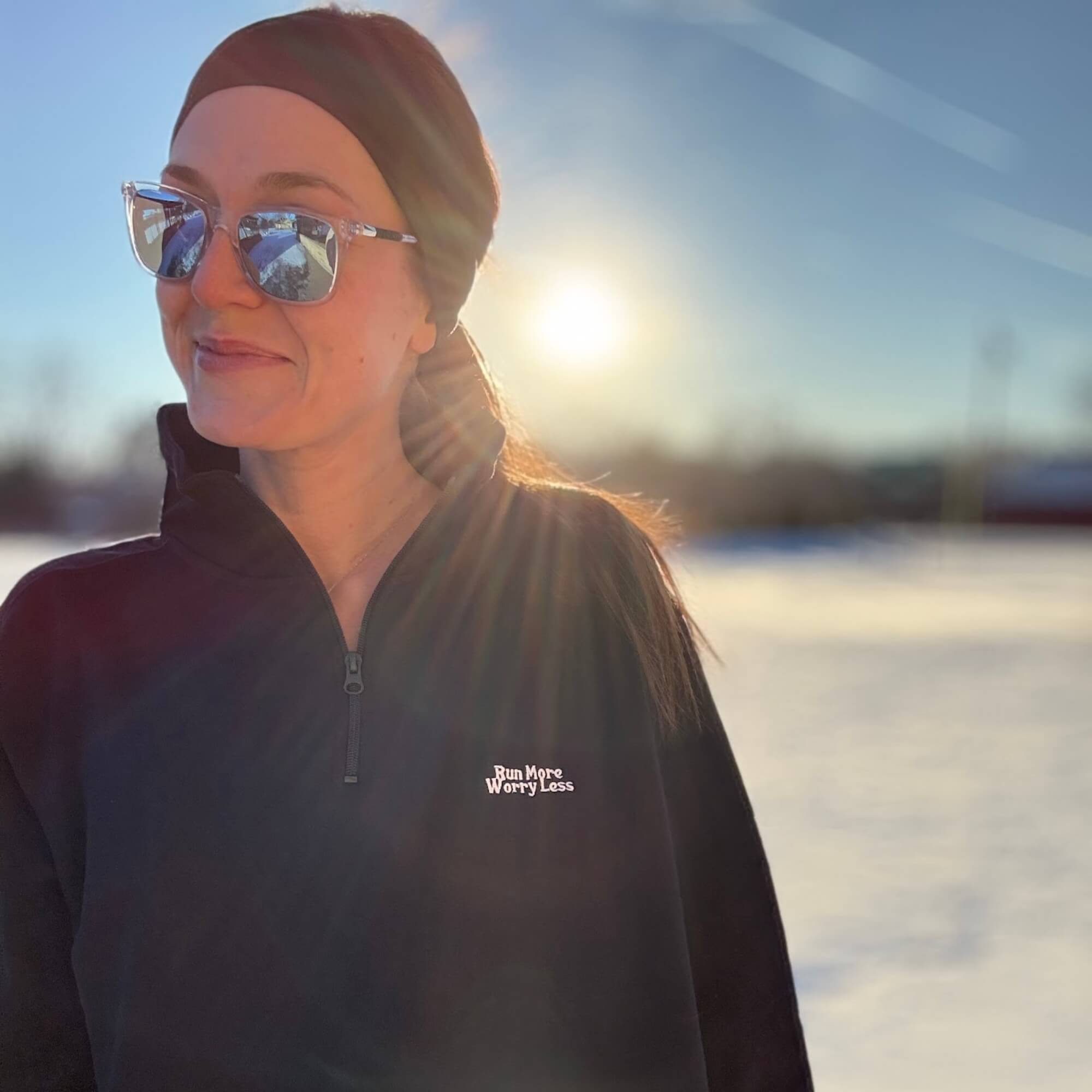 Run More Worry Less Fleece