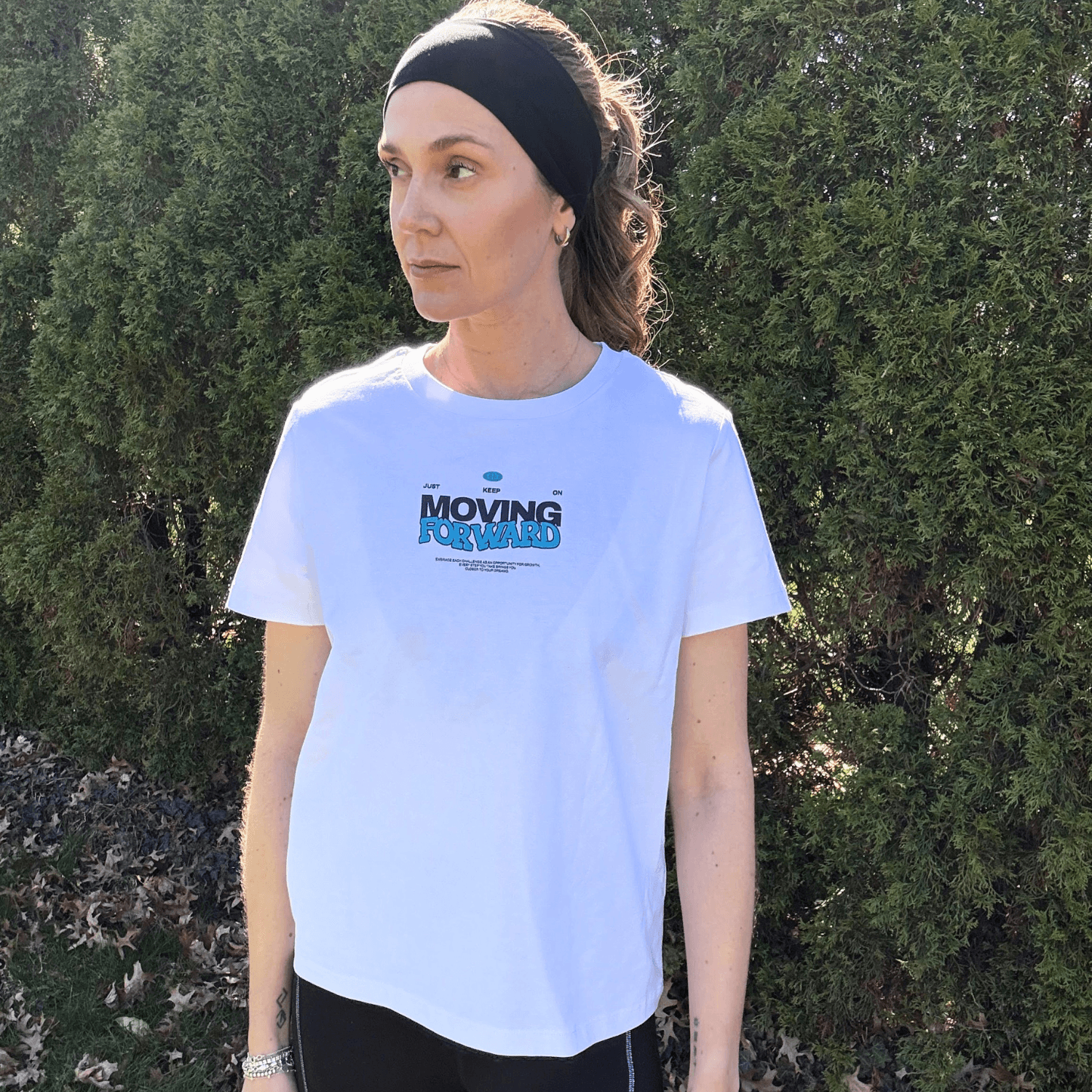 Just Keep Moving Women's Tee