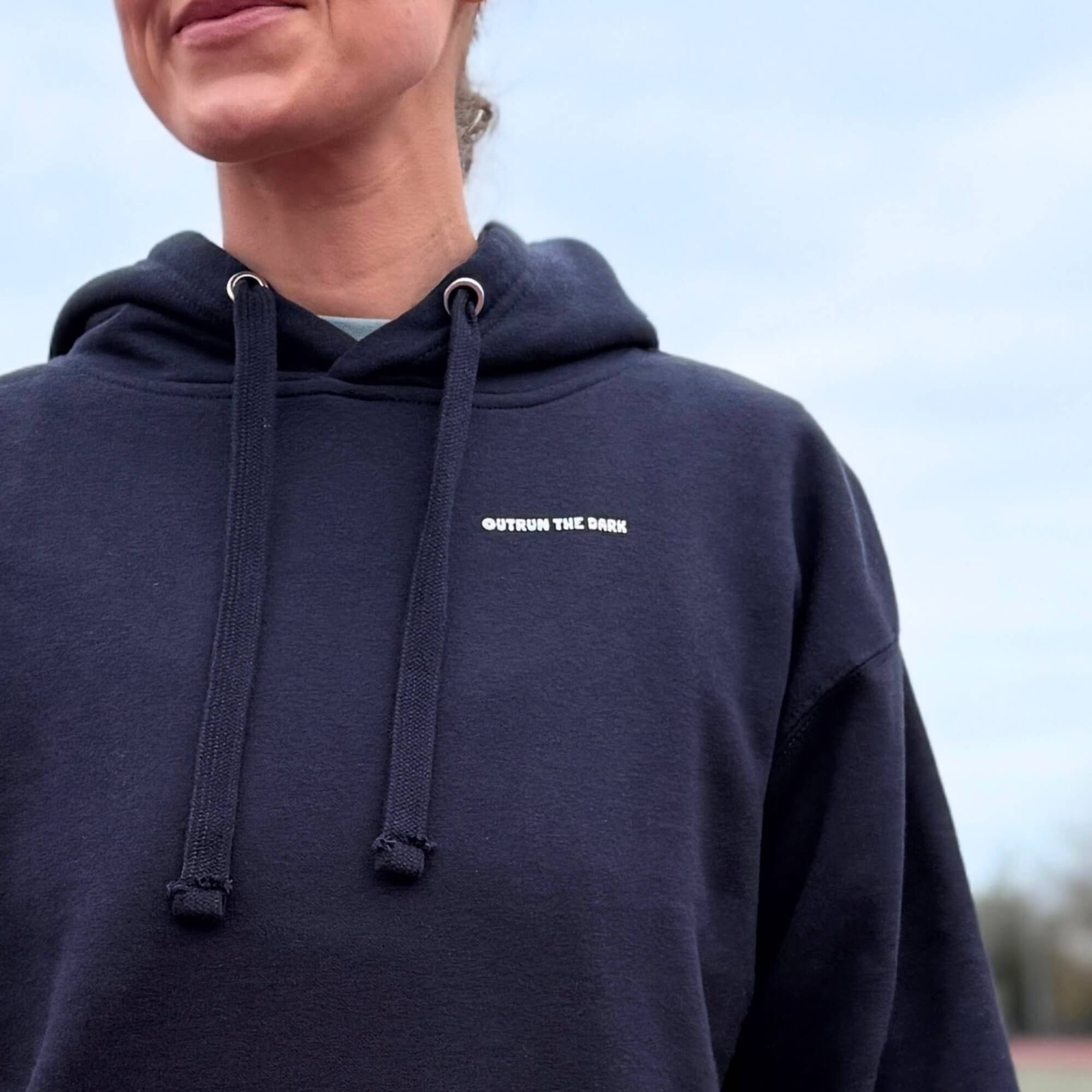 Outrun the Rain Women’s Fitted Hoodie
