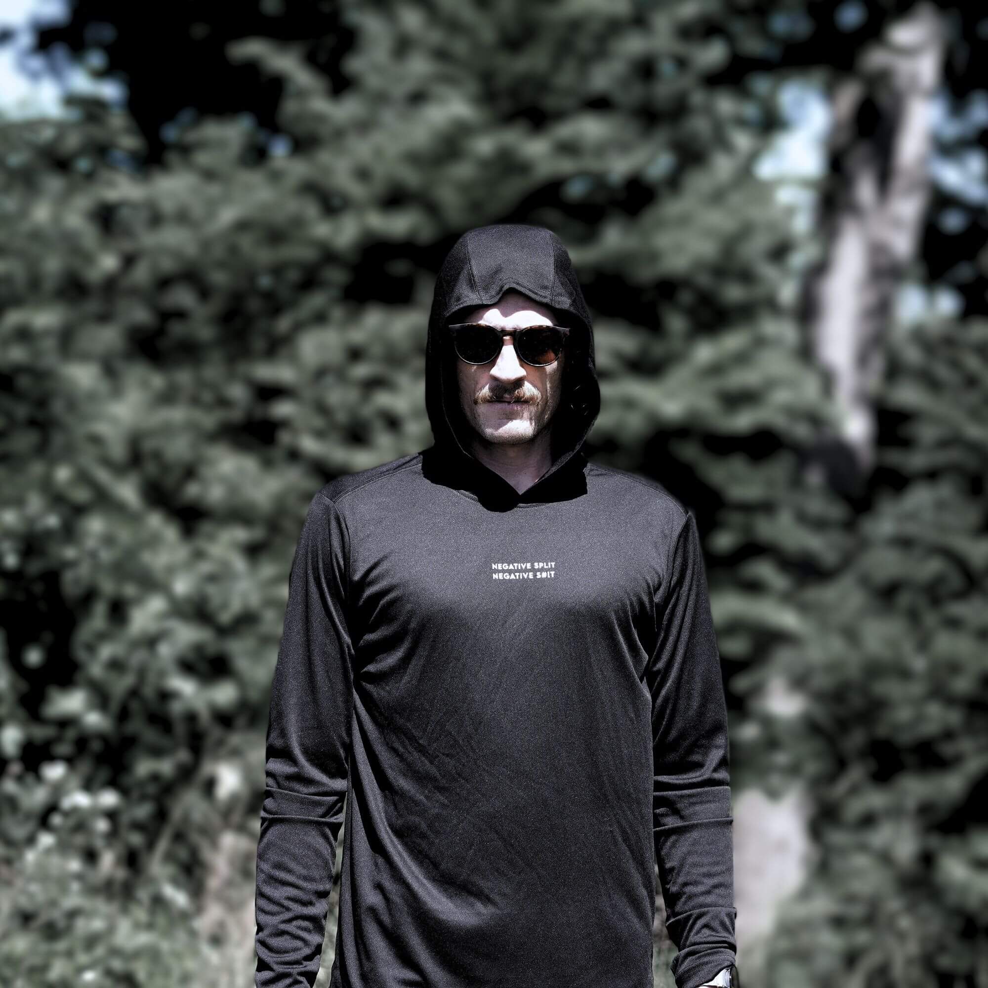 Negative Split Men's Performance Hoodie Tee