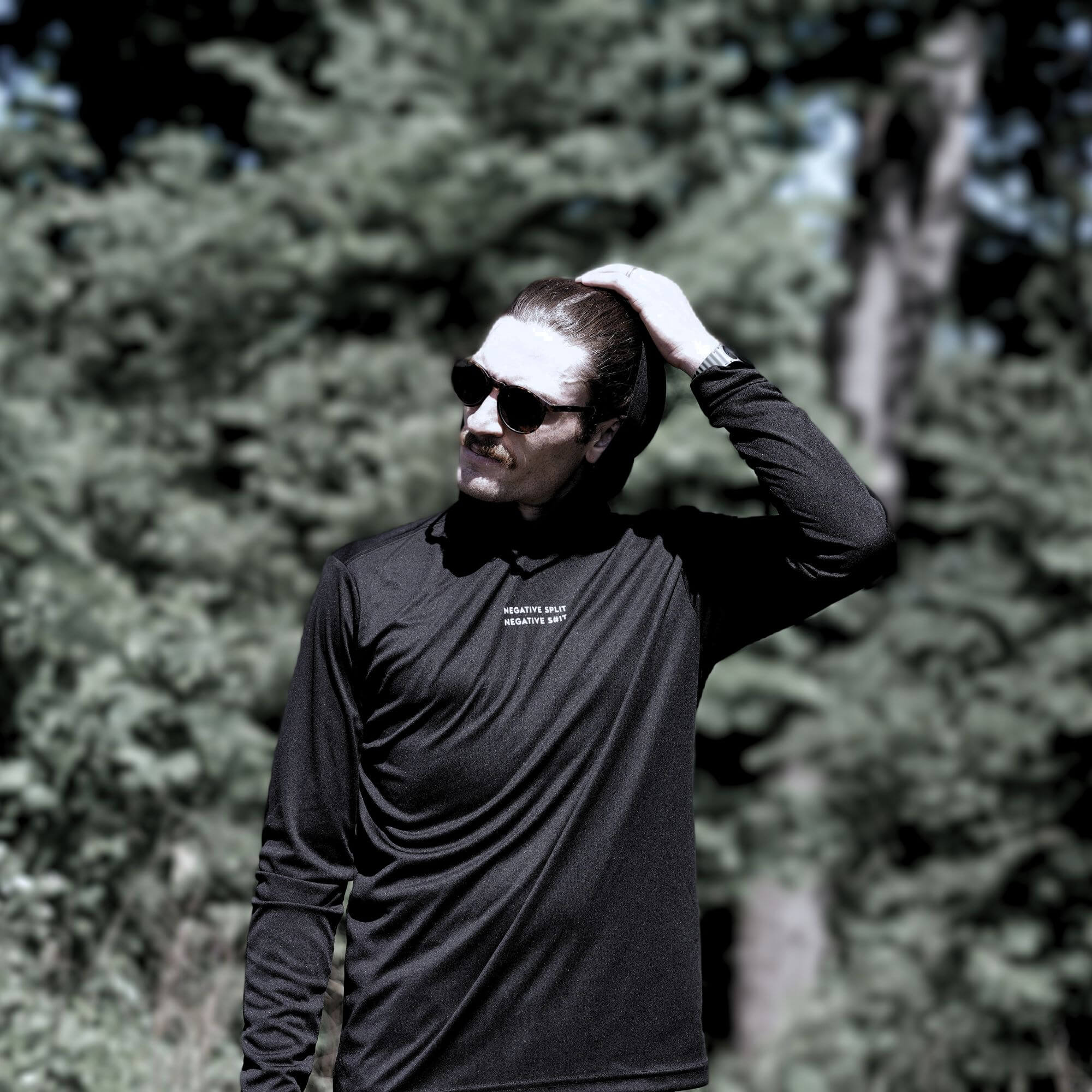 Negative Split Men's Performance Hoodie Tee