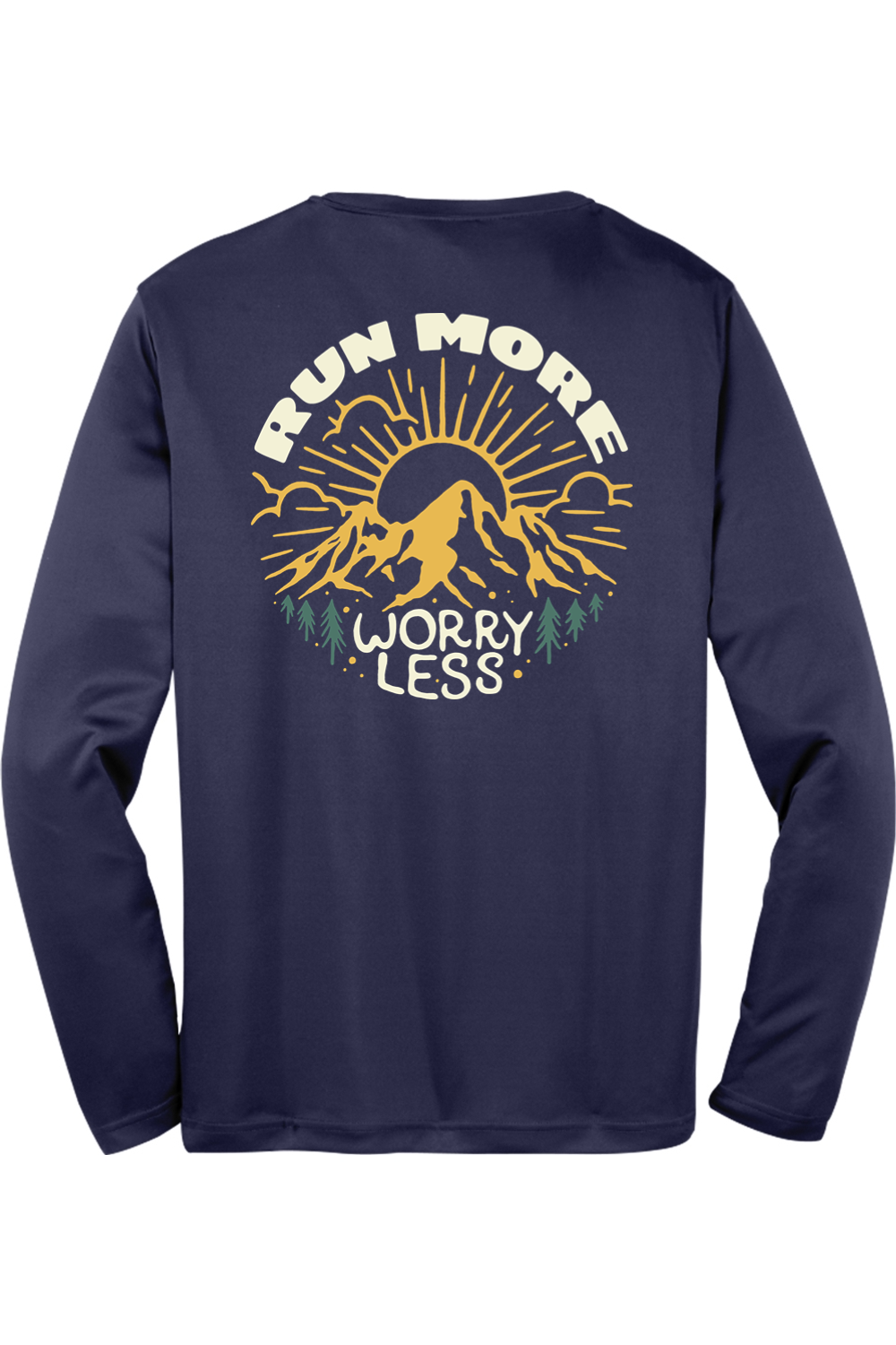 Run More Worry Less Women’s Performance Longsleeve