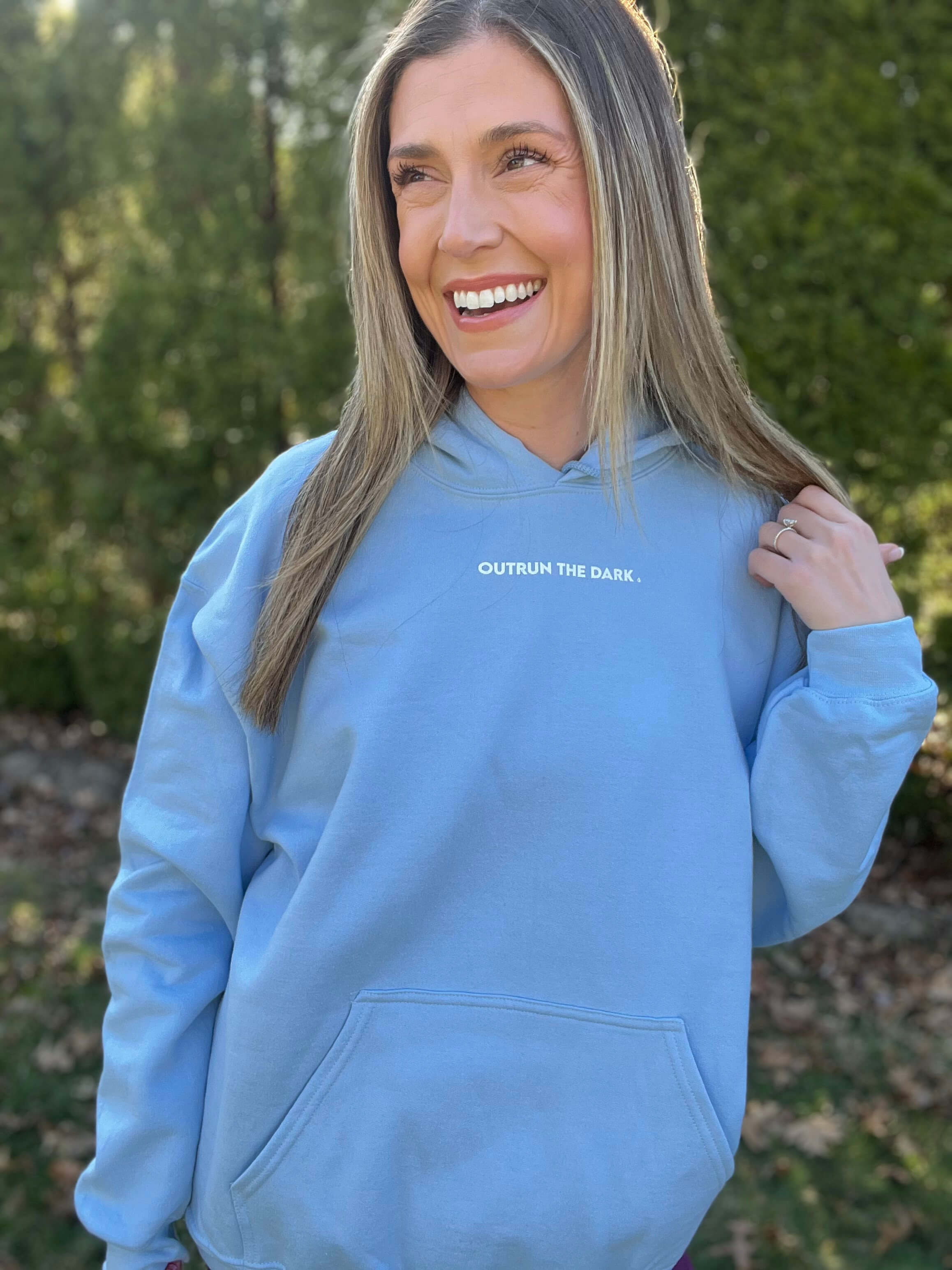 Outrun the dark Women's Hoodie