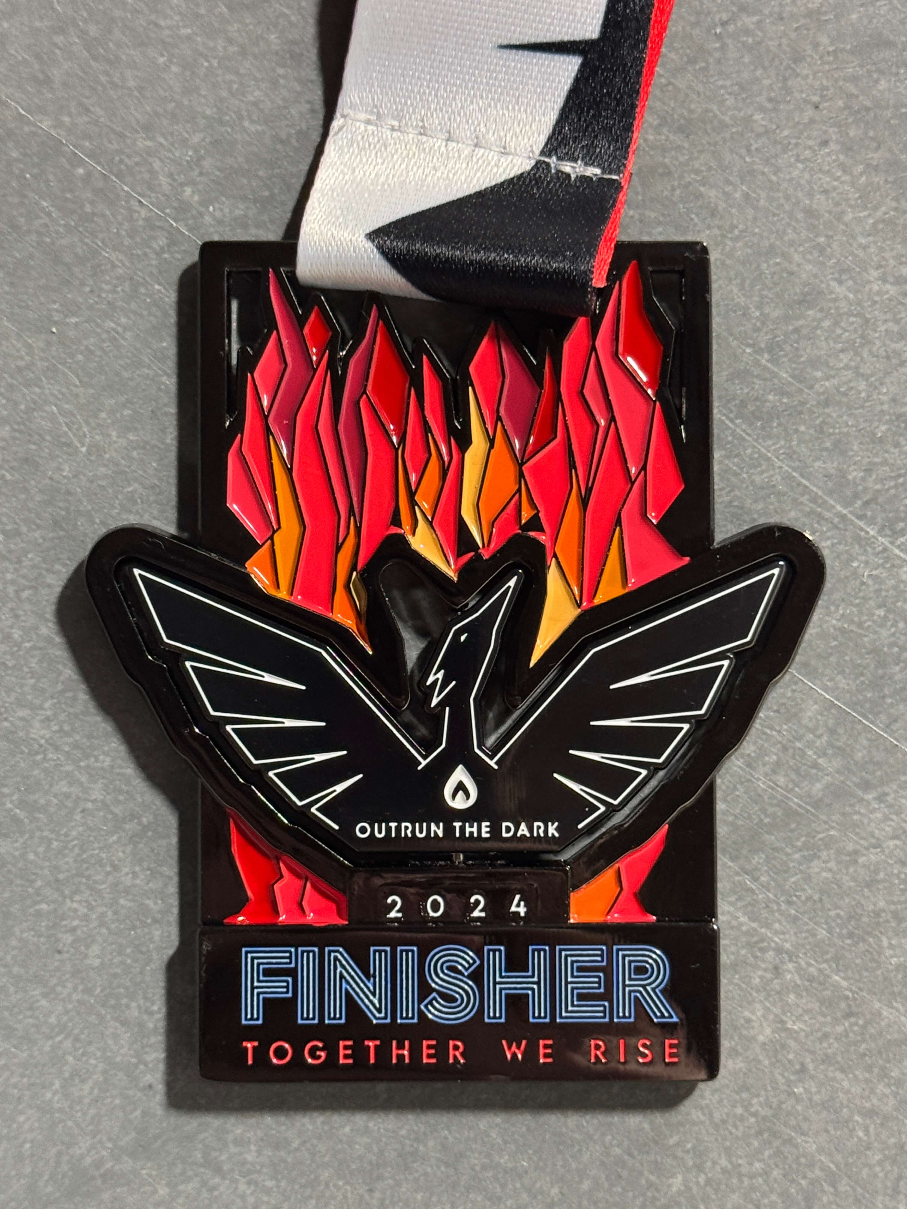 Together We Rise 2024 Finisher Medal