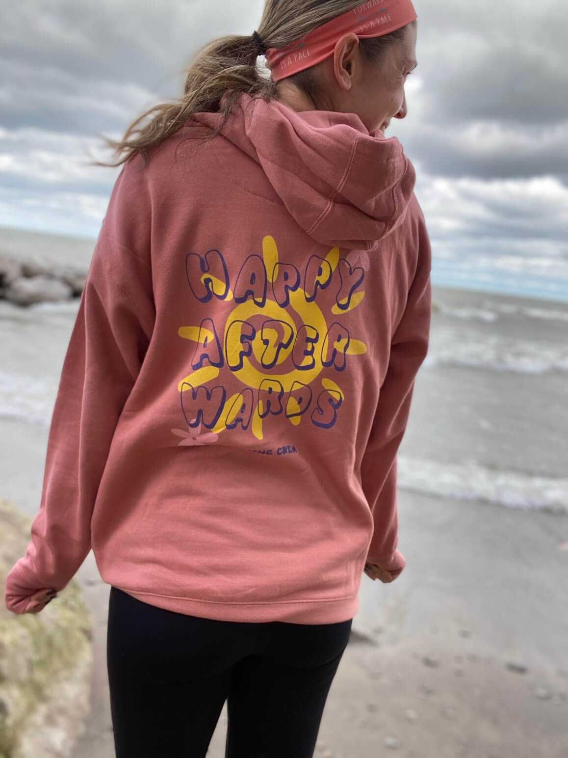 Happy Afterwards Running Crew Women's Fitted Hoodie