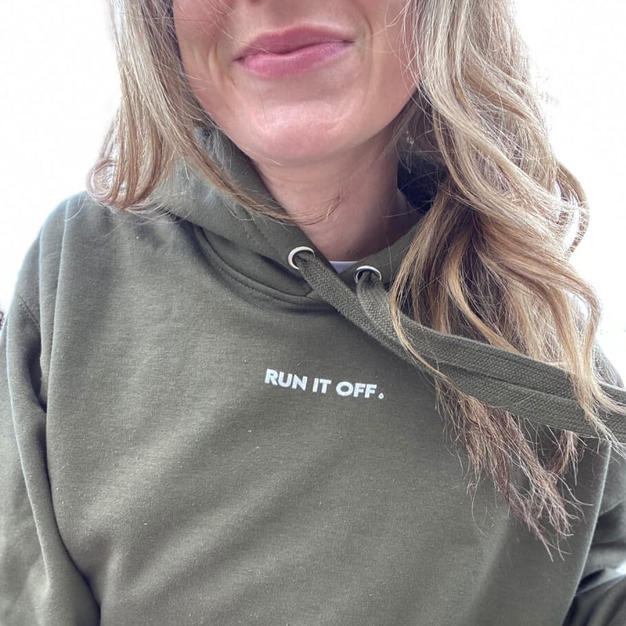 Run It Off Women's Fitted Hoodie