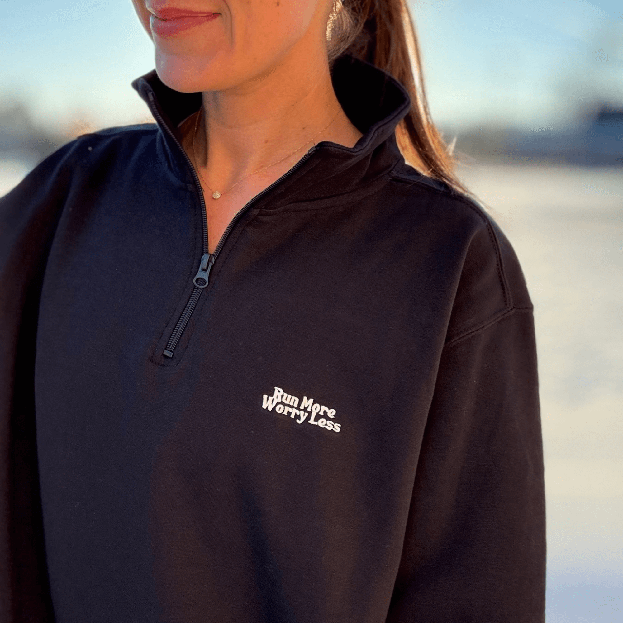 Run More Worry Less Fleece