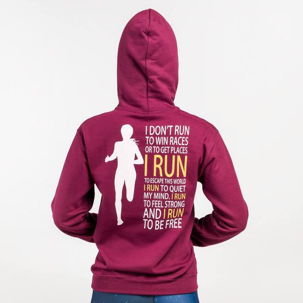 Run Free Womens Hoodie
