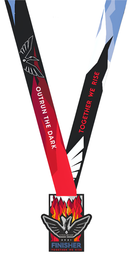 Together We Rise 2024 Finisher Medal