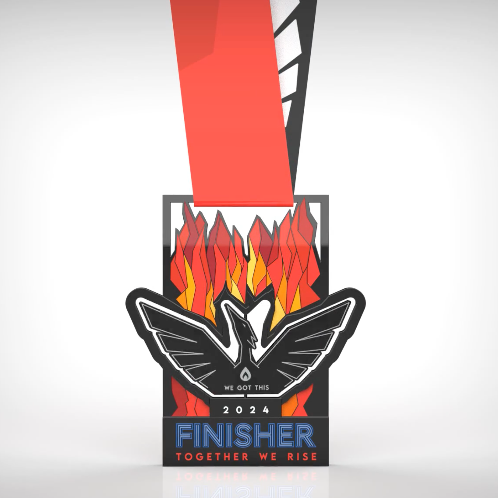 Together We Rise 2024 Finisher Medal