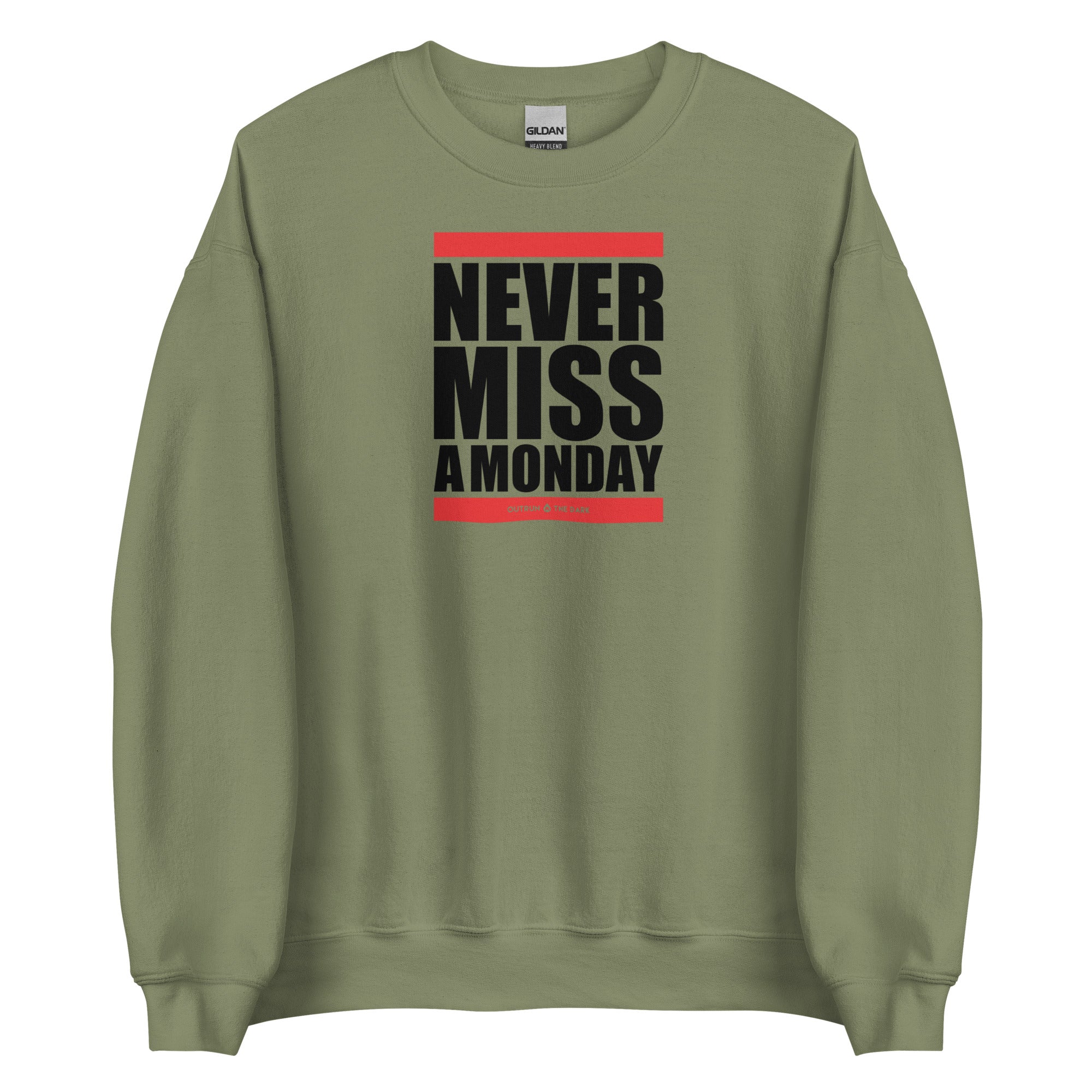 Run Mondays Men's BLK Sweatshirt