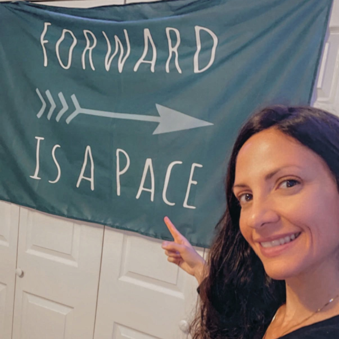 Forward is a pace Race Flag