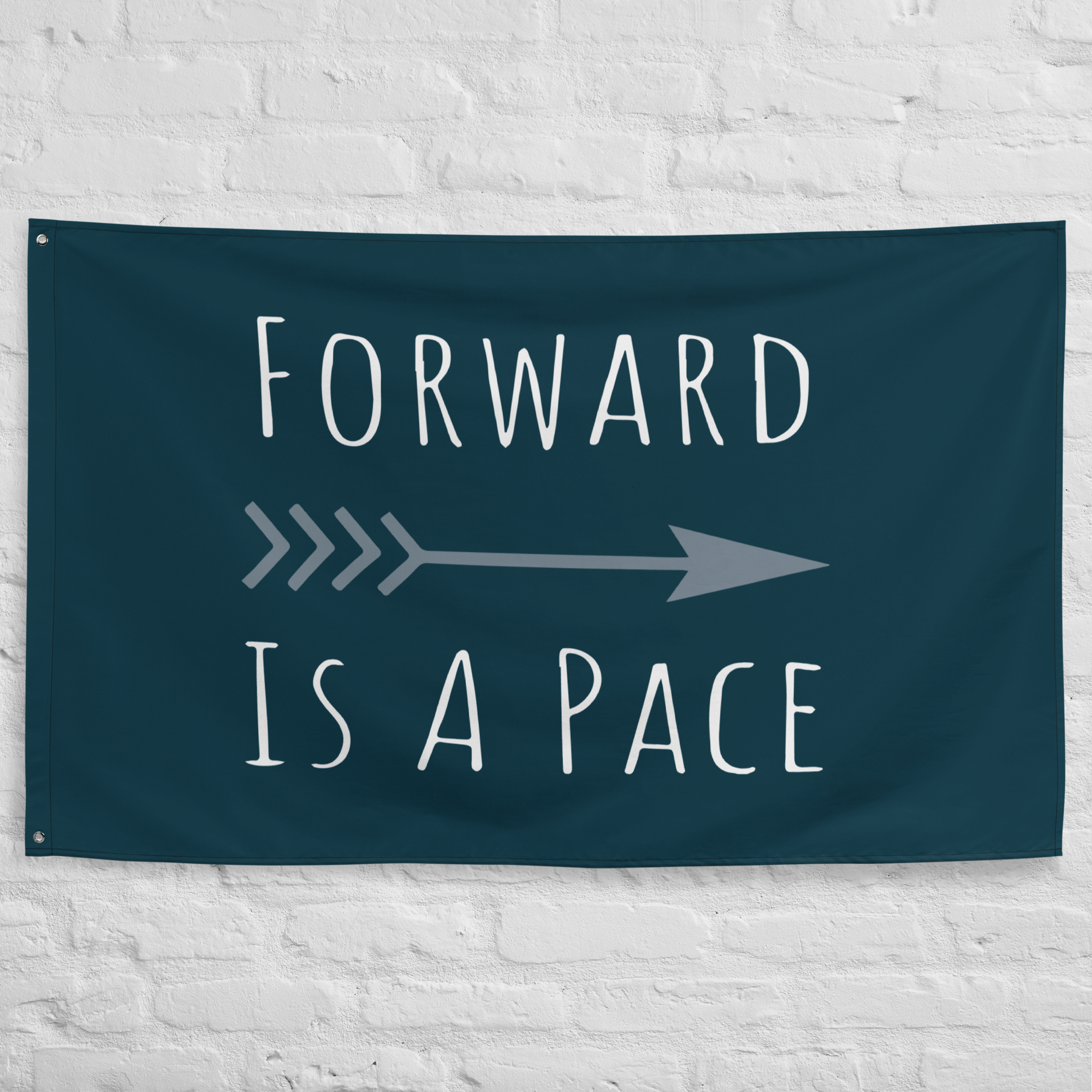 Forward is a pace Race Flag