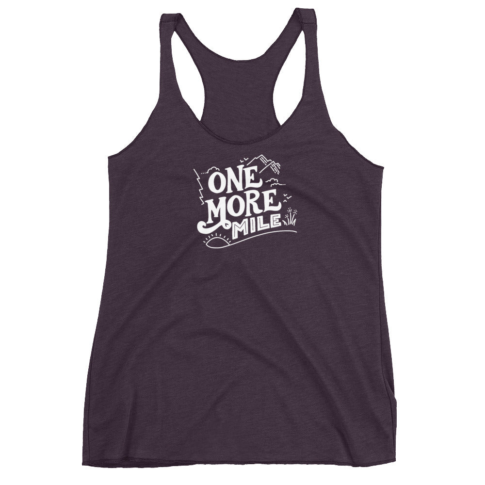 One More Mile Racerback Tanktop