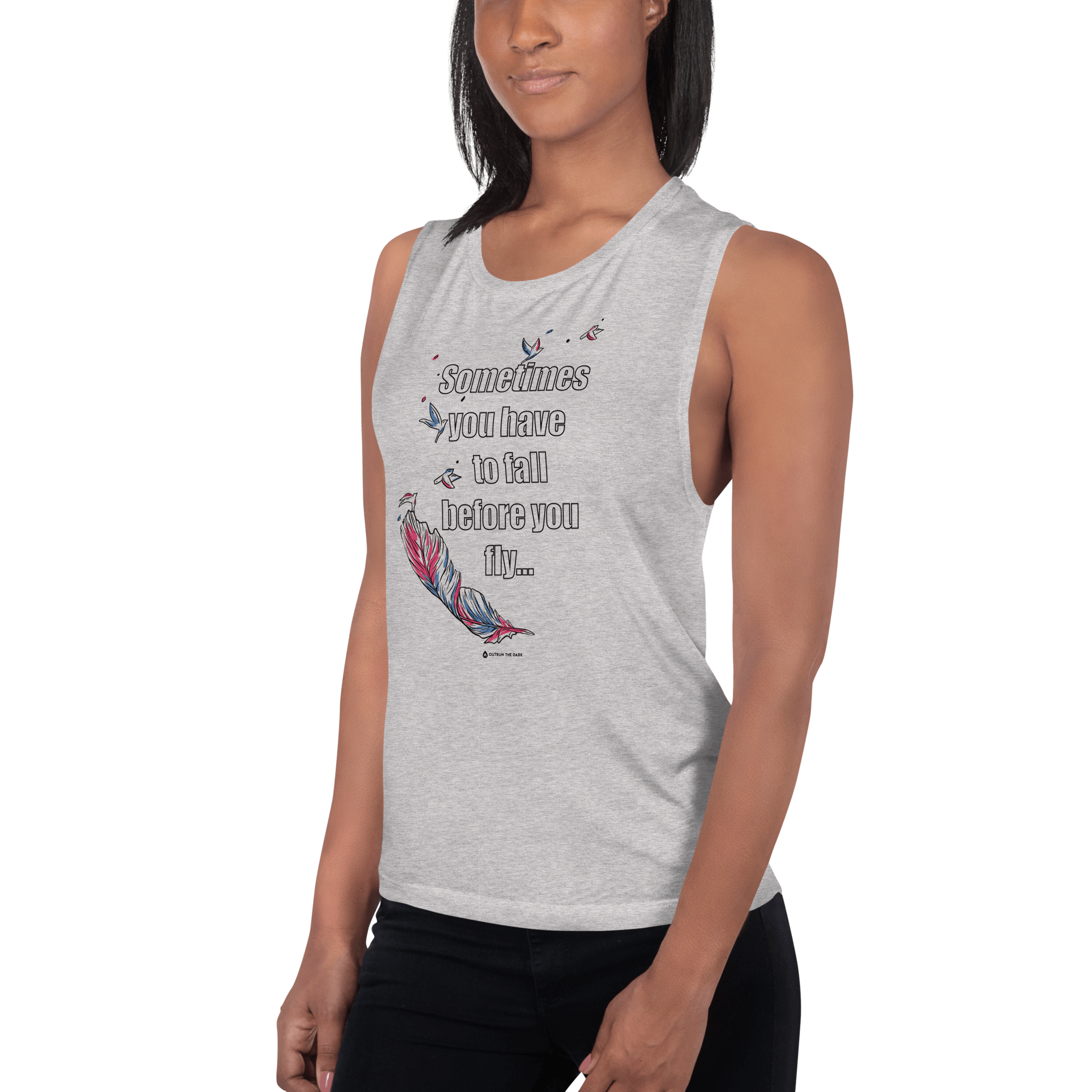 Before you fly Women's Muscle Tank